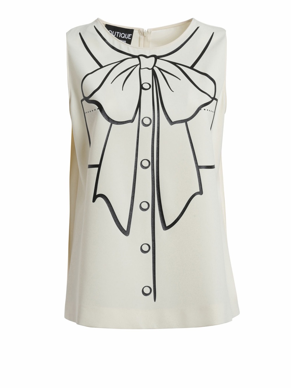 Moschino Boutique Bow Print Top